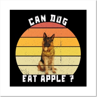 can dogs eat apple Posters and Art